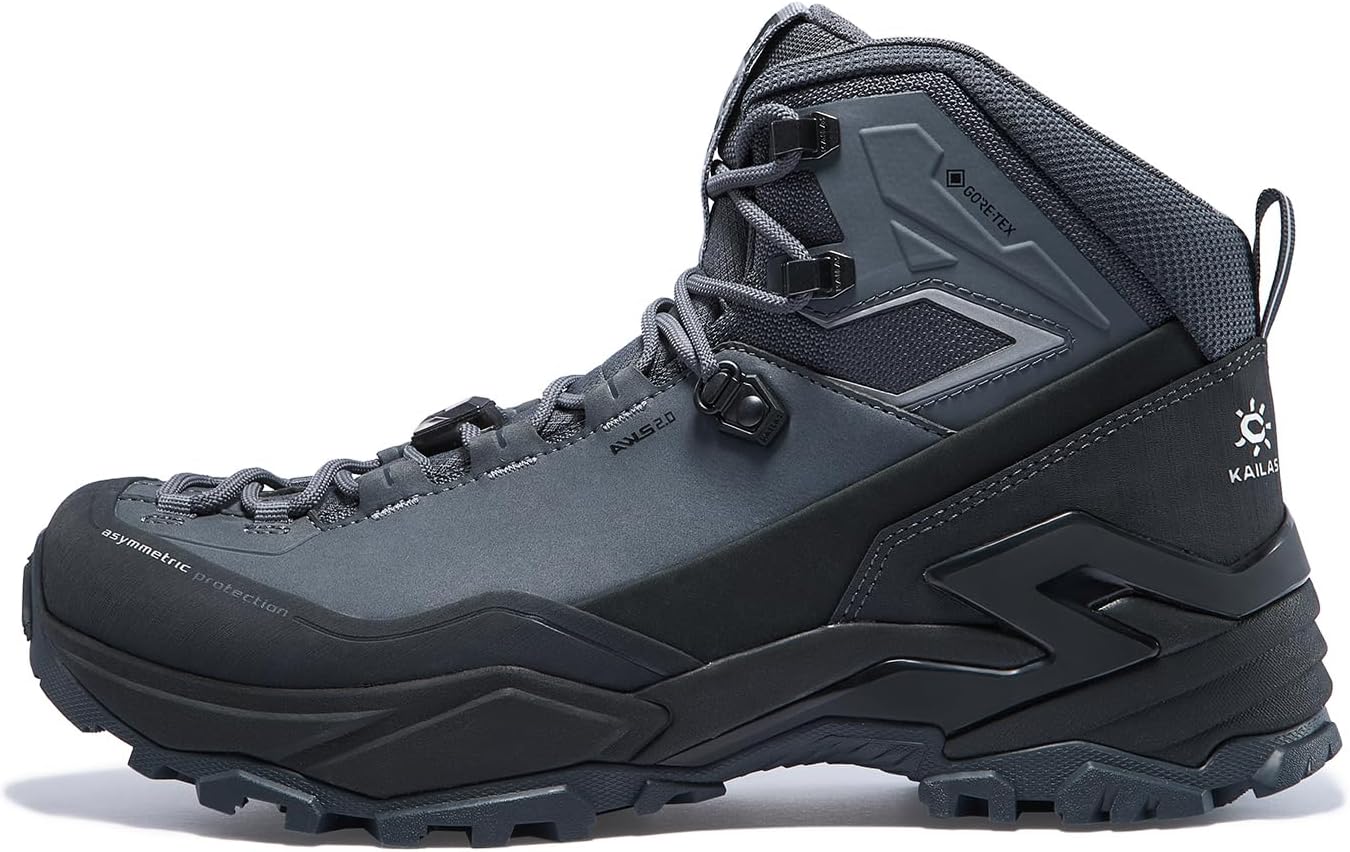KAILAS Men's MT5-3 GTX MID Waterproof Trekking Hiking Shoes Anti-Slip Outdoor Mountaineering Shoe