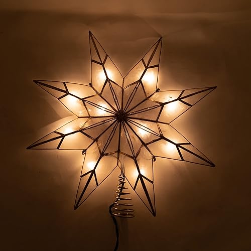 Miniatura 2 de Kurt S. Adler UL3149 Treetop, blanco, dorado