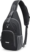 G4Free RFID Sling Bag Crossbody Backpack Small Chest Shoulder Bag Hiking Outdoor
