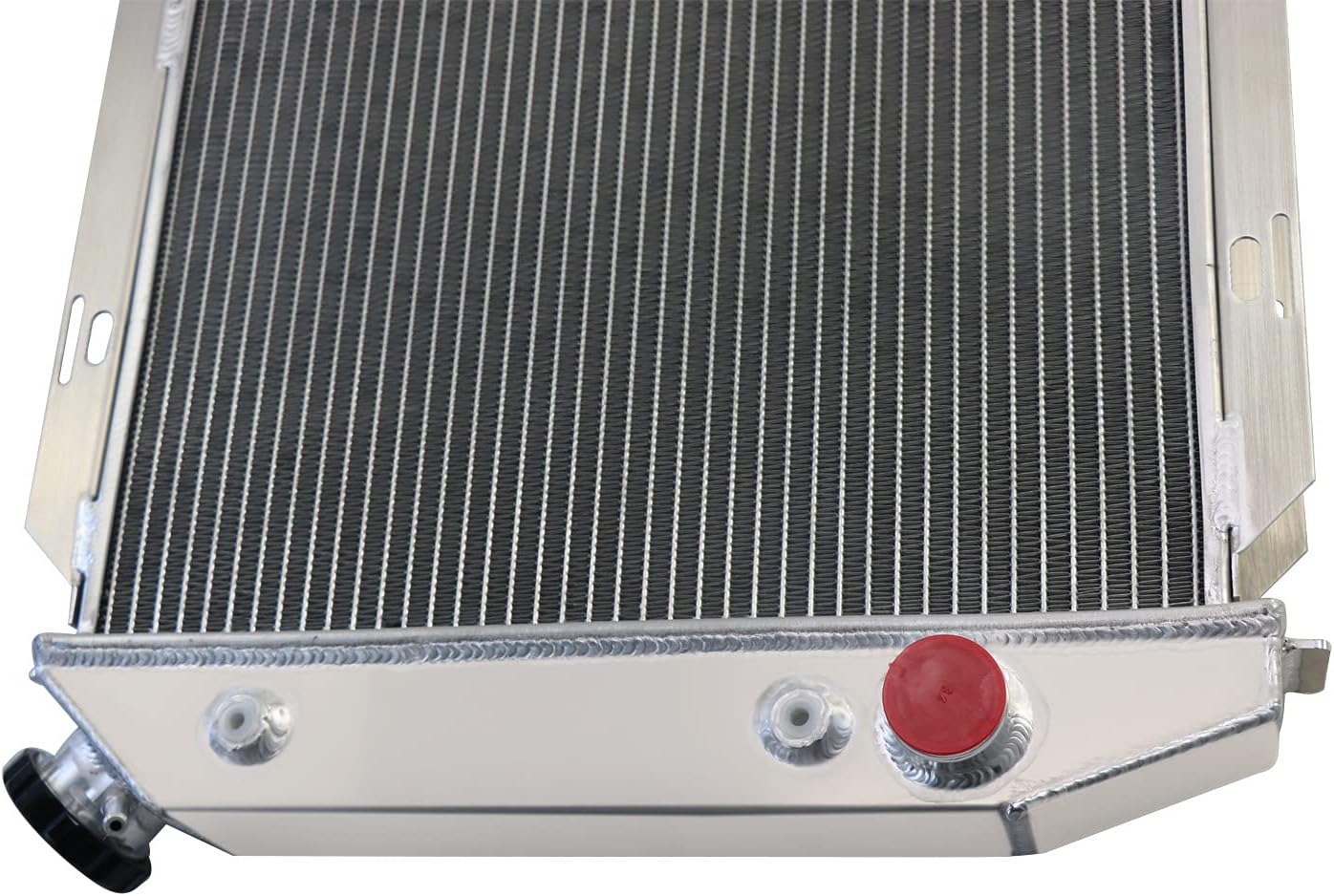 4 Row Core Radiator for 1967 1968 67 68 Ford Galaxie 500 Thunderbird LTD Country Sedan Mercury Marquis Colony 6.4L 7.0L 5.0L V8 Gas Base XL Full Aluminum Cross Flow Radiators