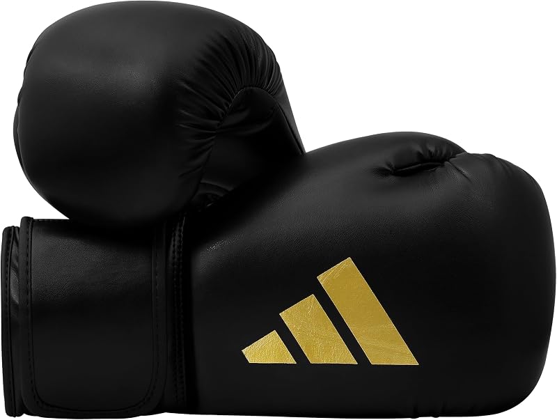 Guantes de boxeo adidas Speed ​​50 Gel – Guantes de boxeo para adultos para hombres y mujeres – Guantes de saco pesado, guantes de kickboxing para mujeres, guantes de sparring MMA, guantes de saco de boxeo para hombres