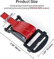 Vista 3 de Kit de hebilla de liberación rápida JAGASOL para casco de motocicleta, accesorios de metal para casco de motocicleta, correa para la barbilla