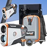 Bushnell Golf Tour V6 Shift Laser Rangefinder Patriot Pack | Slope Compensation, PinSeeker, Magnetic Mount, 6X Magnification, 1300 Yard Range, 3D Flyovers in App, Signature Series Golf Towel