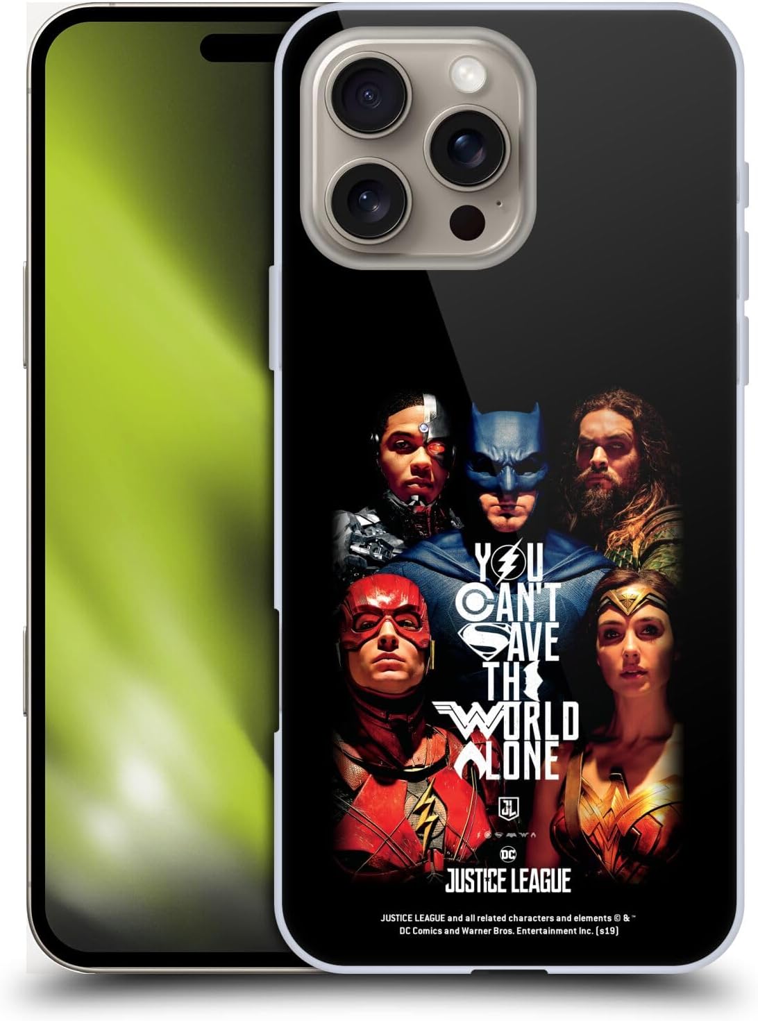 Head Case Designs Officially Licensed Justice League Movie You Can't Save Posters Hard Back Case Compatible with Apple iPhone 16 Pro Max