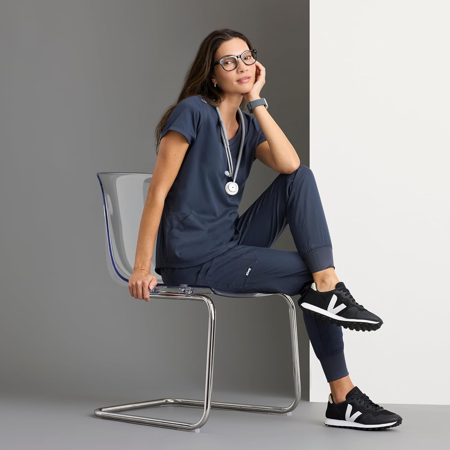 Grey’s Anatomy by BARCO Finley Scrub Jogger for Women – 6-Pocket Mid-Rise Pants with Natural Stretch & Soil Release Fabric - Image 3