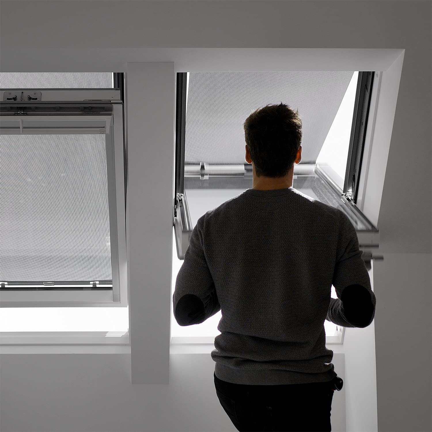 Cortina de oscurecimiento con protección térmica Compatible con Ventanas de Techo VELUX SK08 / S08 / 608/10 / SK06 / S06 / 606/4