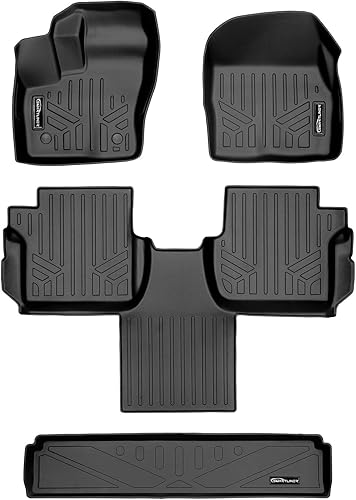 Miniatura 59 de SMARTLINER Alfombrillas de primera fila de ajuste personalizado (1 unidad) compatibles con Ford Transit 2020-2022 Ford Transit 2023 - 2025,Negro
