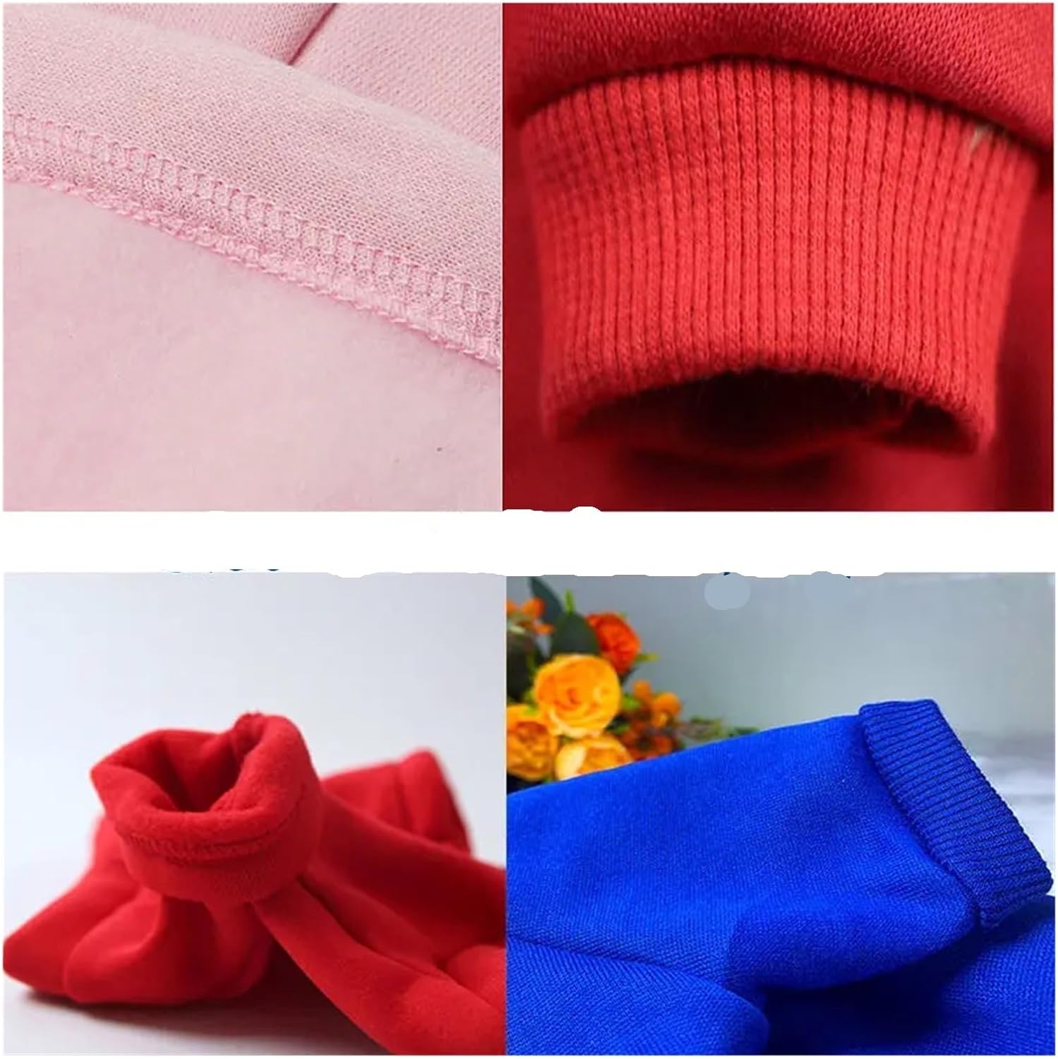 1pcs Dog Jacket Coat, Solid Color Hooded Sweatshirt for Small Medium Large Dogs, Warm Pet Hoodie Outfit for Labrador French Bulldog Yorkshire(Pink,XL 3.1KG-4.5KG)