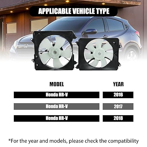 Vista 43 de Ventilador de refrigeración del radiador 620-839 compatible con A4 A5 Quattro 2009-2016 Q5 2009-2017 S4 2013-2015
