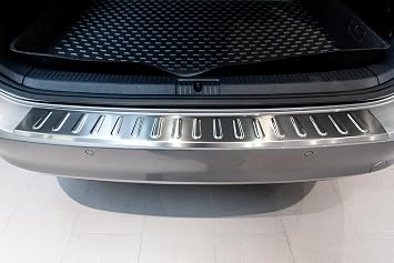 teileplus24 L503S Stainless Steel Rear 3D Bumper Guard