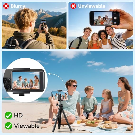 Vlog Selfie Monitor Screen, Screen Mirroring for iPhone
