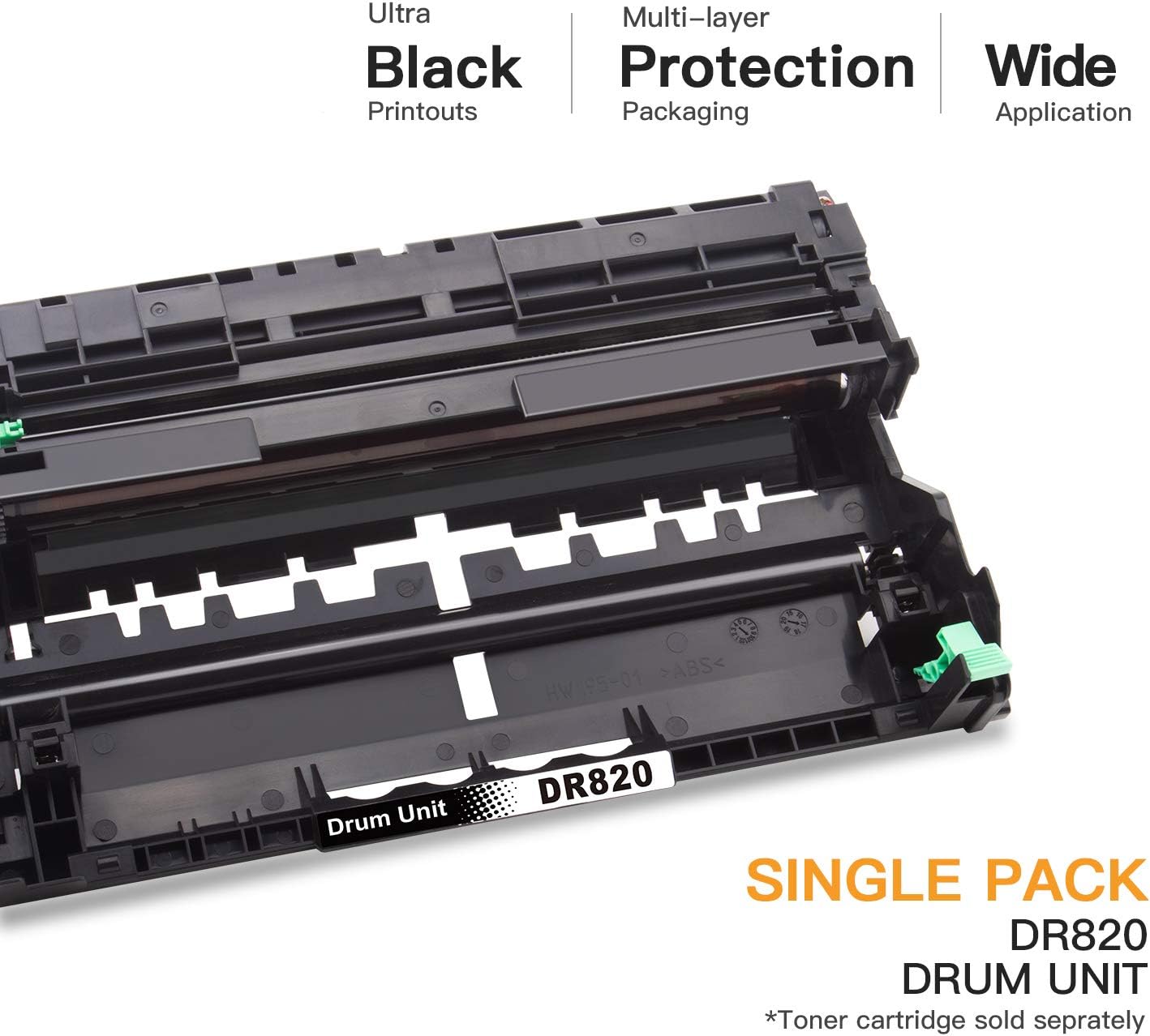 E-Z Ink (TM Compatible Drum Unit Replacement for Brother DR820 DR 820 DR-820 Compatible with HL-L6200DW MFC-L5900DW HL-L5100DN MFC-L5800DW MFC-L5700DW HL-L5200DWT MFC-L6700DW HL-L5200DW (1 Drum Unit)