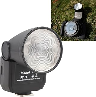 Luz de Flash de Micro Cámara Portátil, Gn8 6500k CRI97 Película Digital DSLR Linterna con Interfaz de Zapatilla Caliente Universal