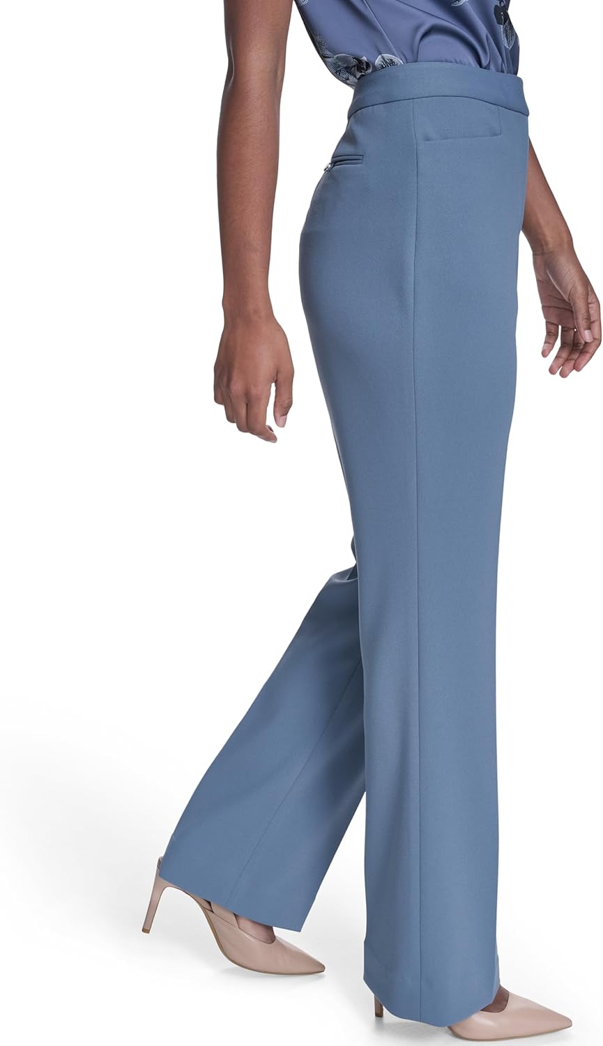 Calvin Klein Women's Pleated High Waisted Modern Fit Pant