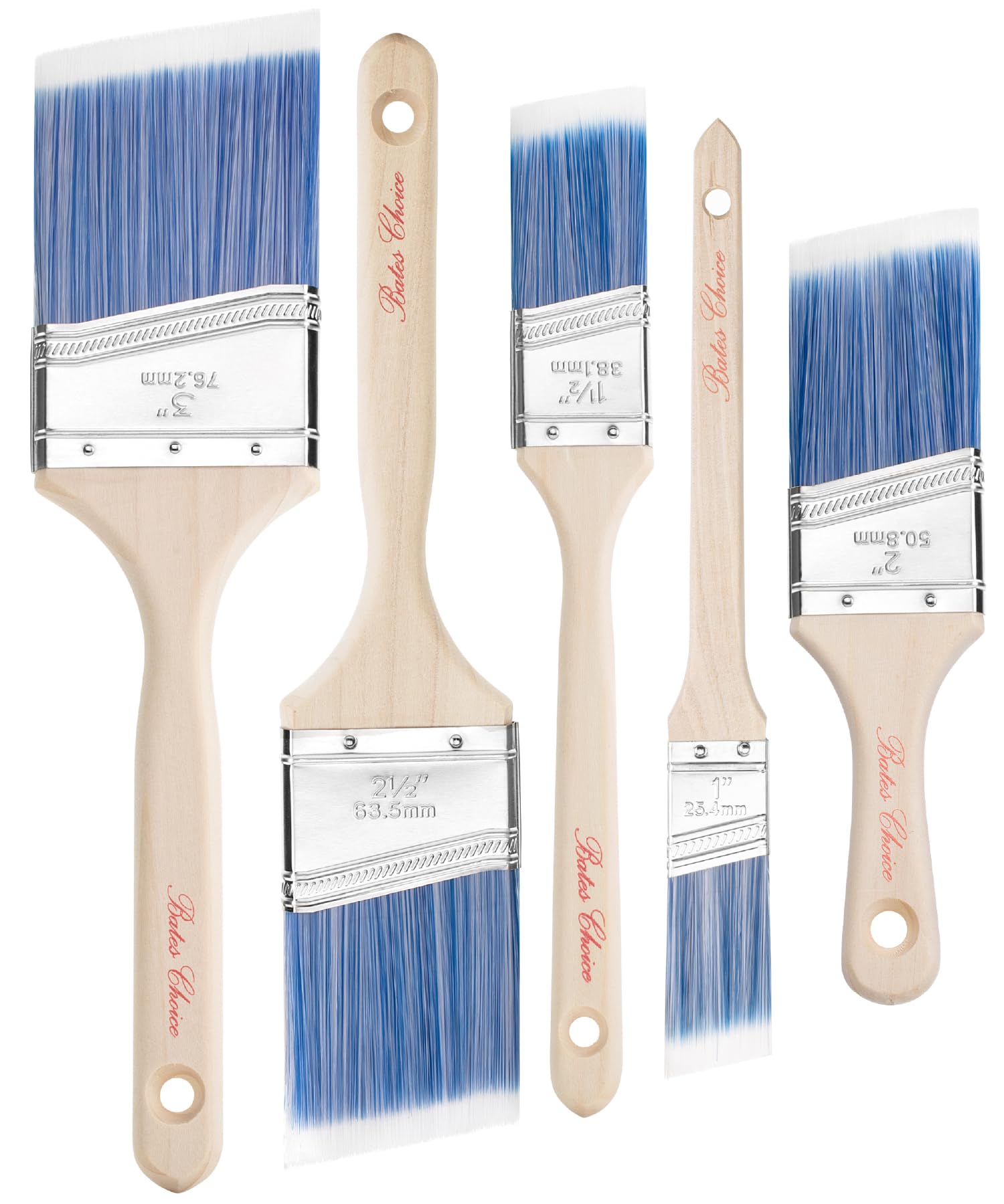 Pinceau de peinture d'angle biseauté Bates pour tracés nets sans bavure