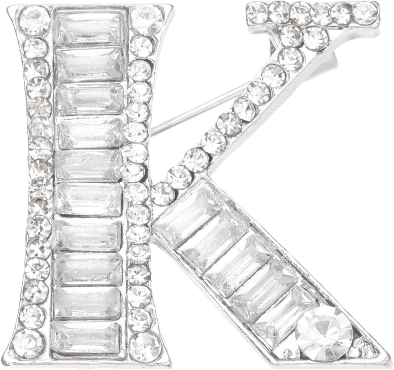 PATIKIL Letter Brooch Pins, Initial Rhinestone Broaches Pin