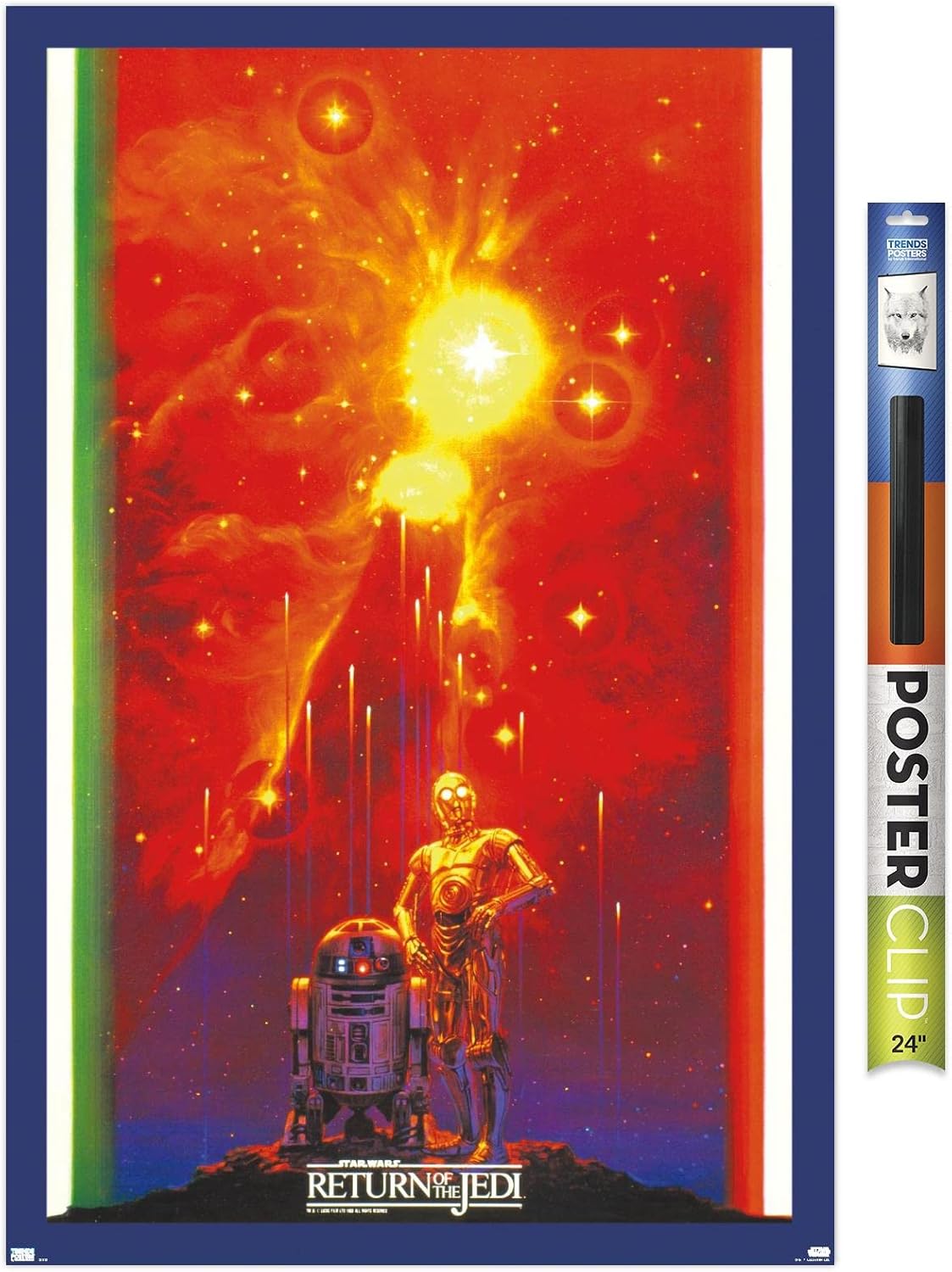 Star Wars: Return of the Jedi - Droid Celebration Wall Poster, 34L" x 22.4W", Premium Unframed Version