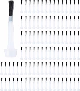 100 PCS Nail Polish Brush Replacement,Mini Replacement Nail Polish Brushes,DIY Salon Quality, Soft Bristles, for DIY Nail Art Salon,Disposable