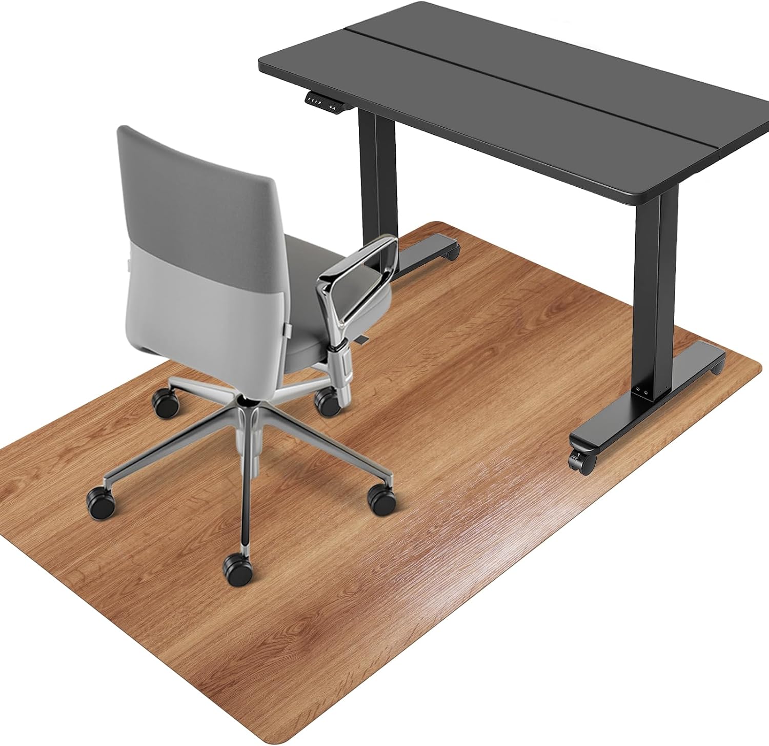 SALLOUS Chair Mat for Hard Floors, 47" x 36" Vinyl Office
