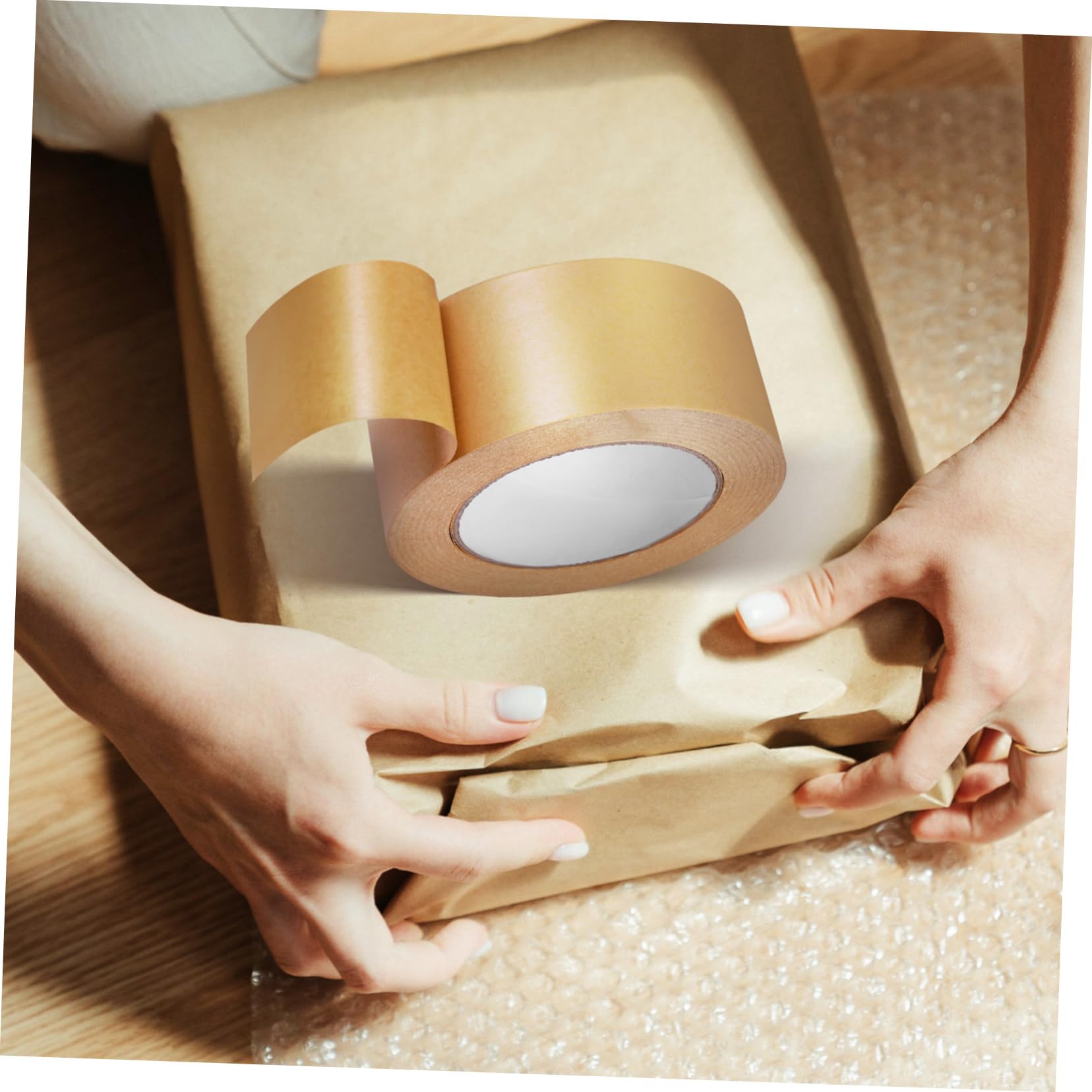 SHINEOFI 3 Adesivo da Imballaggio Carta Resistente per Traslochi e Spedizioni Facile da Strappare e Adesivo Sicuro e Versatile per Progetti Imballaggio e Crafting