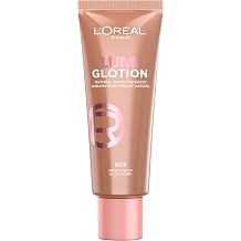 LOr al Paris Lumi Glotion Multi-Use Liquid Highlighter for Face and Body Natural Glow Make-Up with Moisturising Skin Care [Glycerine & Shea Butter] Colour 903 Medium Glow 1 x 40 ml