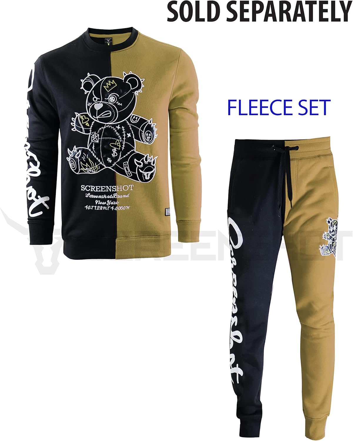 SCREENSHOT P1113 Fleece Pants Premium Urban Streetwear Graphic Sweatpants - Classic Jogger Fit - Image 5