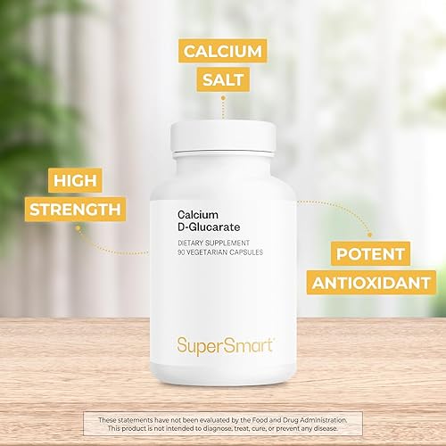 Miniatura 3 de Supersmart - D-glucarato de calcio 1500 mg por día - Suplemento antioxidante y desintoxicante | Sin OMG y sin gluten - 90 cápsulas vegetarianas