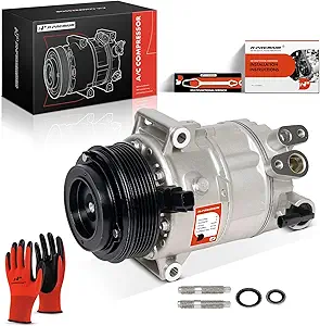 A-Premium HV17 Air Conditioning Compressor with Clutch for Jeep Wrangler/Cherokee