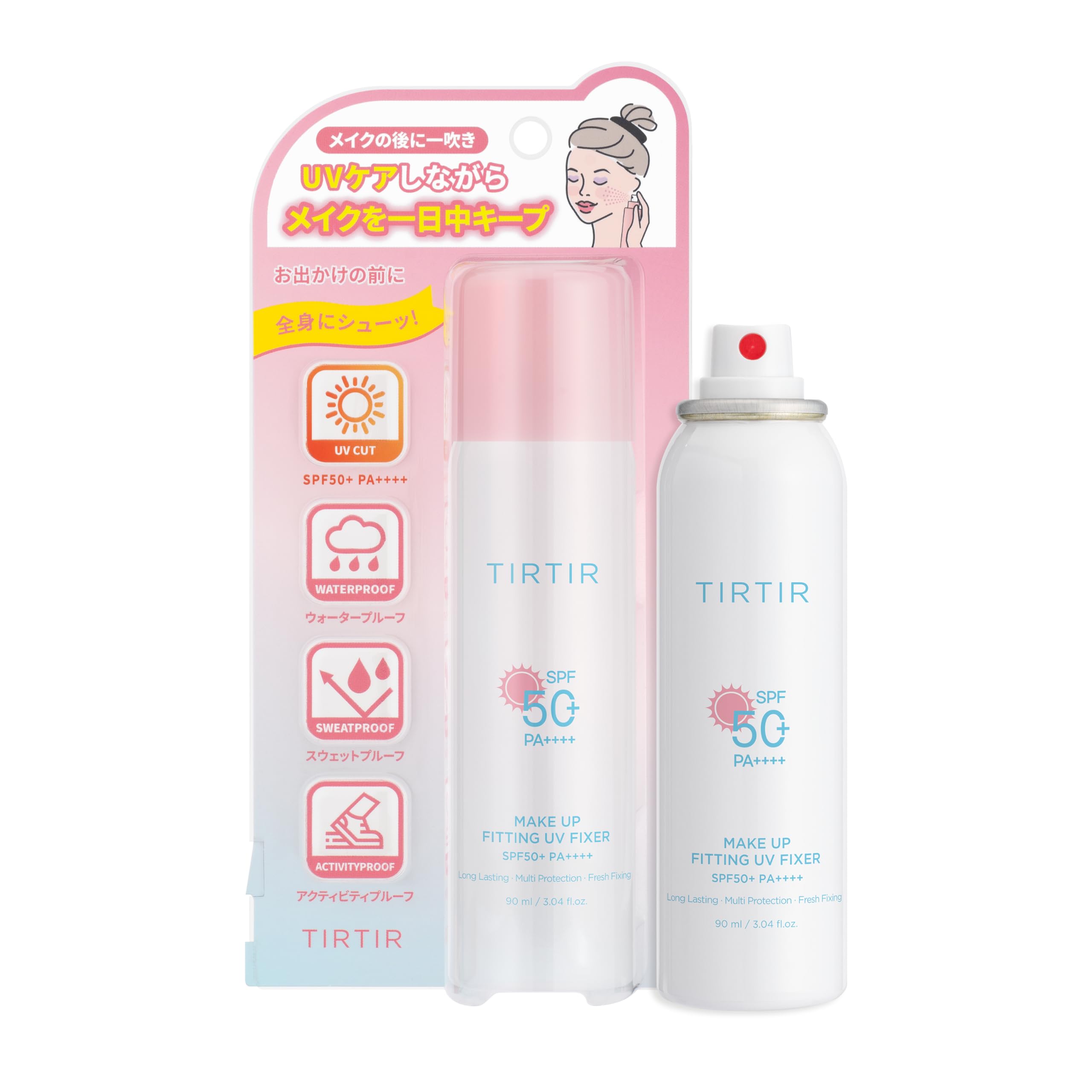 [TIRTIR] Mask fit Make-up Fixer [ティルティル] マスクフィットメイクアップフィクサー 80ml (Make-up Fitting UV Fixer)