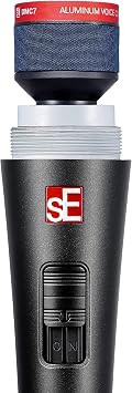 sE Electronics V7 Switch ميكروفون ديناميكي محمول Supercardioid - حزمة مع كابلين XLR و 10 روابط كبل