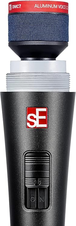 sE Electronics V7 Switch ميكروفون ديناميكي محمول Supercardioid - حزمة مع كابلين XLR و 10 روابط كبل