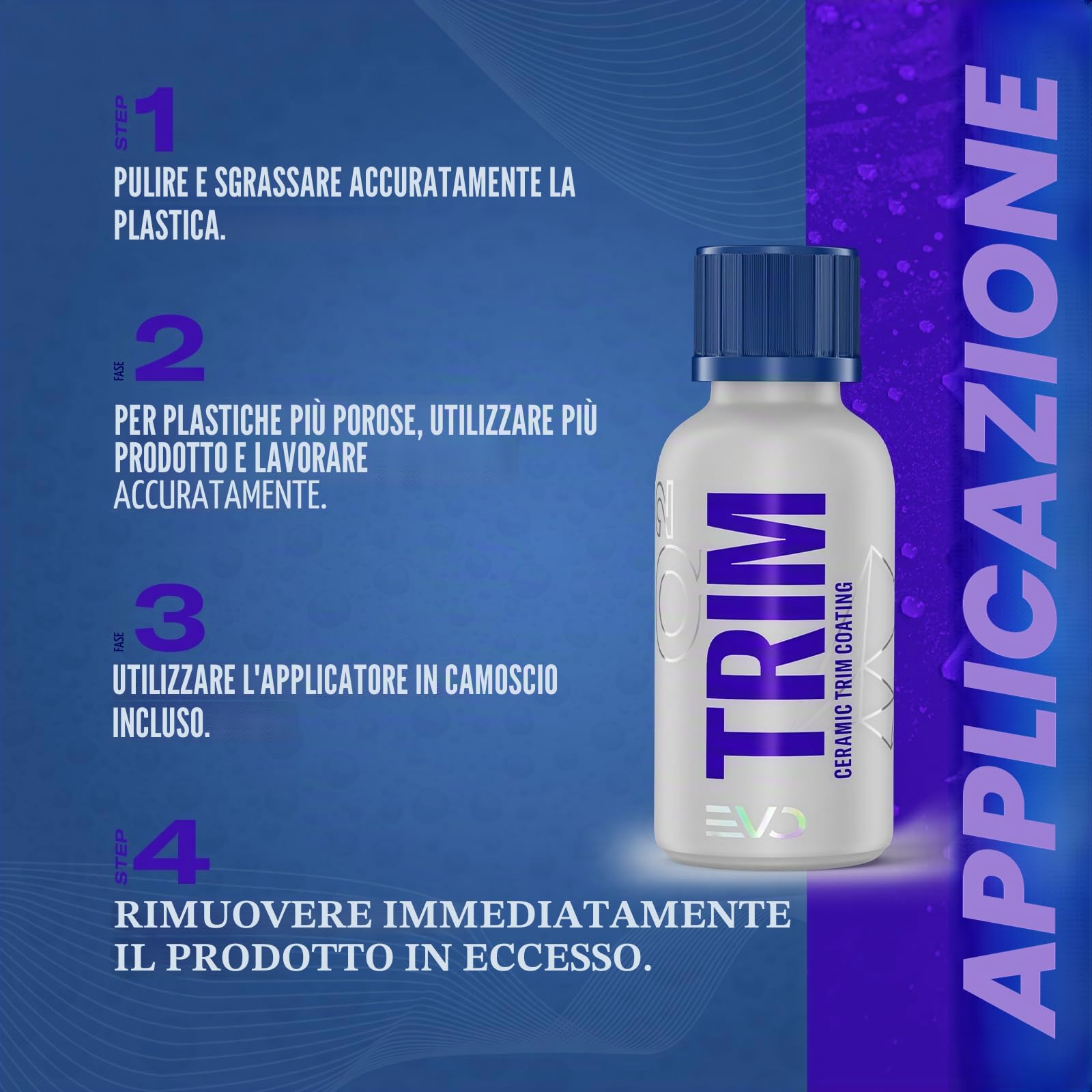 Gyeon Q² Trim EVO – Sigillante in plastica per auto, protezione a lungo termine, rinfrescante colore ed effetto autopulente per esterni (30 ml)