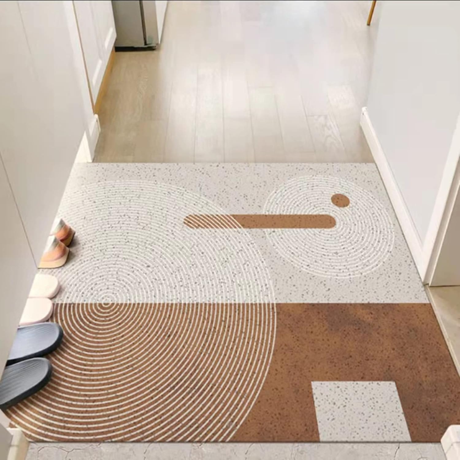 玄関マット 屋外 長方形泥落とし 洗える 泥落としマット エントラスマット ドアマット 屋外用 長方形 おしゃれ かわいい モダン