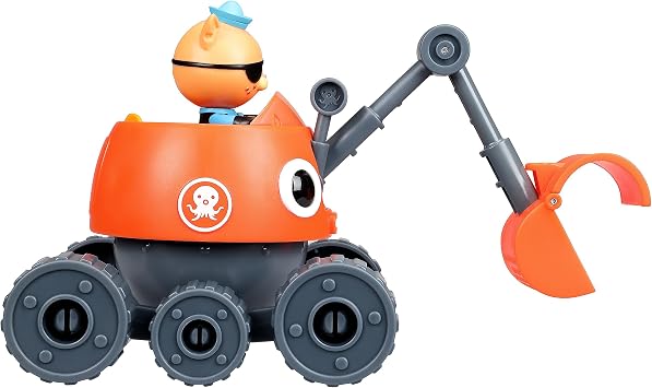 Octonauts Above & Beyond Terra Gup 3 Kwazii Deluxe Toy Vehicle Set, 2.8