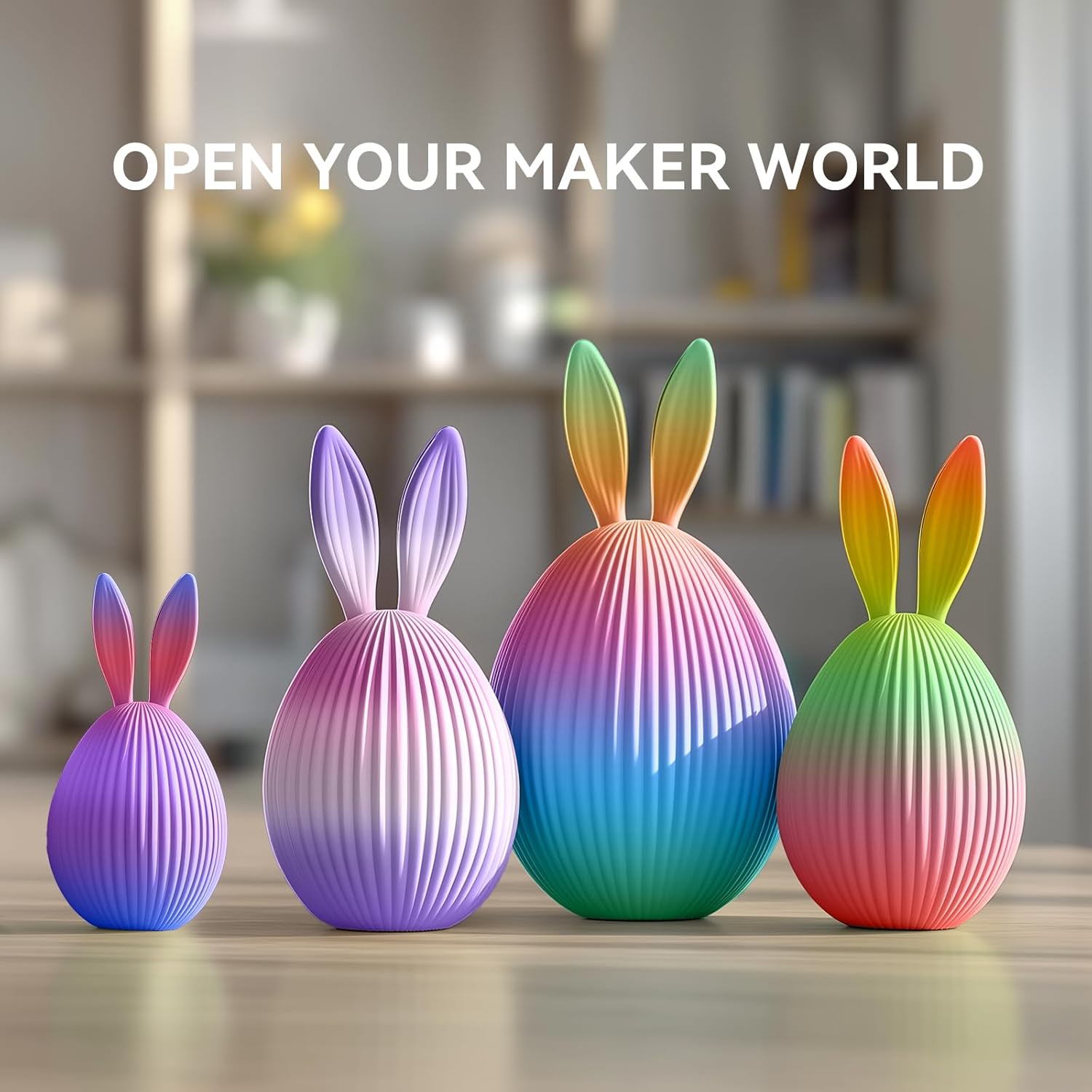 SUNLU Rainbow PLA 4x250g Filament & Matte PLA+ Earth Brown Filament