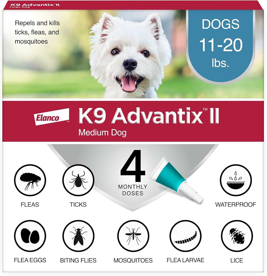 K9 Advantix II Teal 1ml 11-20lb 4pk