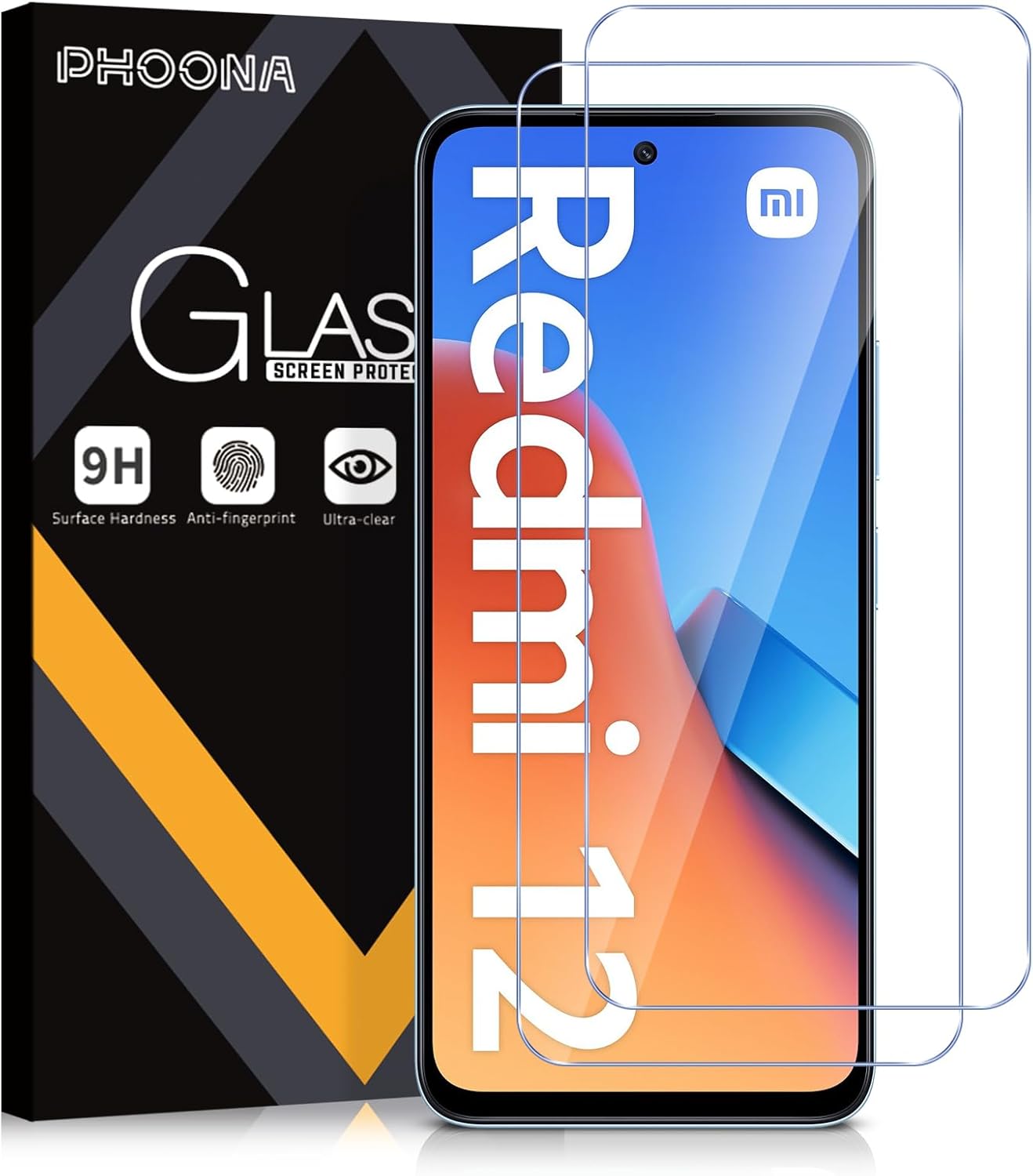 PELLICOLA VETRO TEMPERATO CURVO PER XIAOMI REDMI 9AT PROTEZIONE