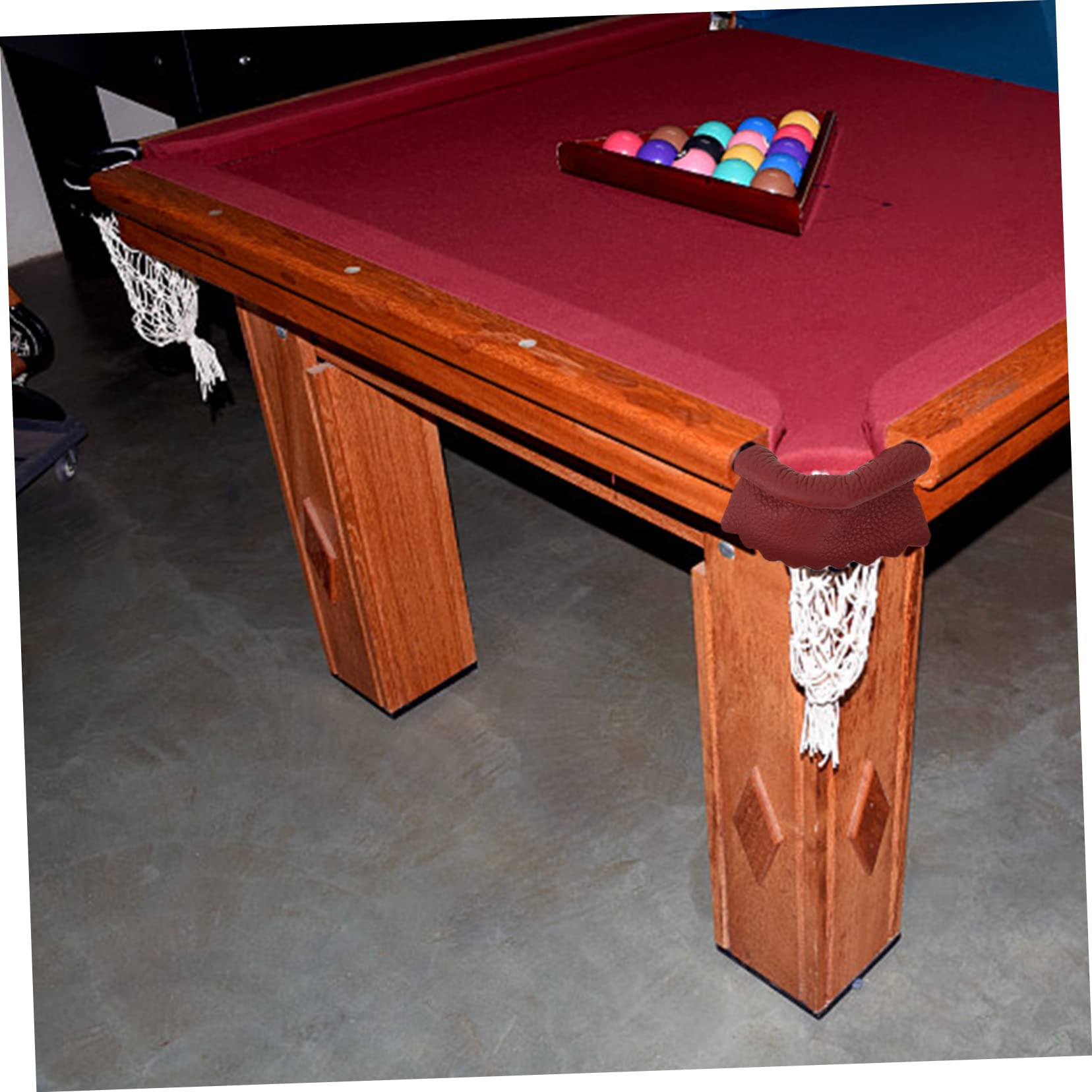 Sac En Maille De Billard 6 Pièces, Poche De Table De Billard En Coton, Filet De Billard Ajouré, Filets De Poche Pour Table De Billard, Sac En Maille De Billard, Accessoires De