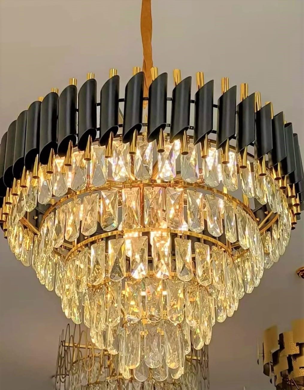 Black Mamba Round Chandelier (750 MM) BZ_PA_CL 4014-image-2