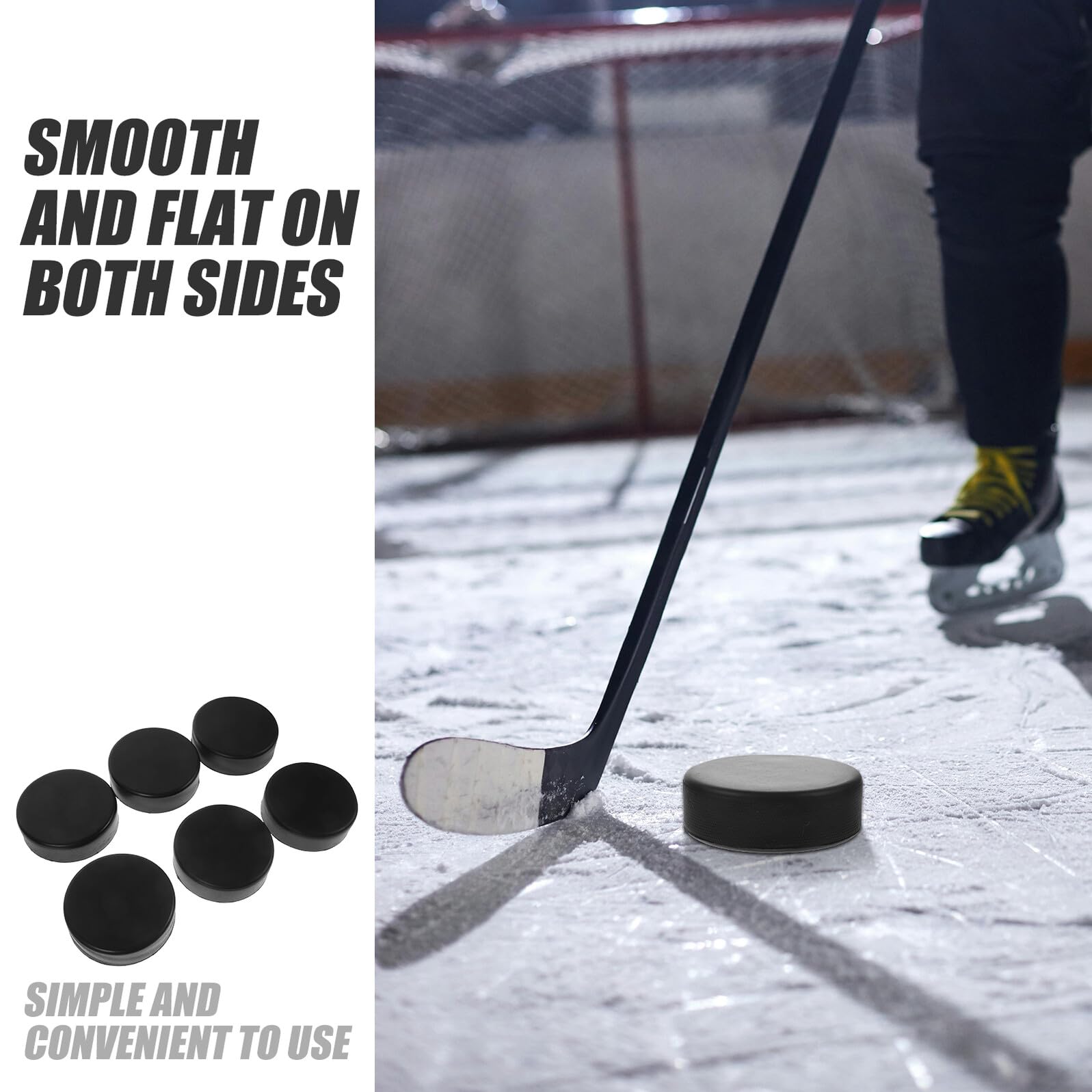 ABOOFAN Set 15 Dischi da Air Hockey Pesanti Neri per Allenamento Hockey su Ghiaccio Accessori per Gioco da Tavolo Dischi da Allenamento e Forniture Sportive