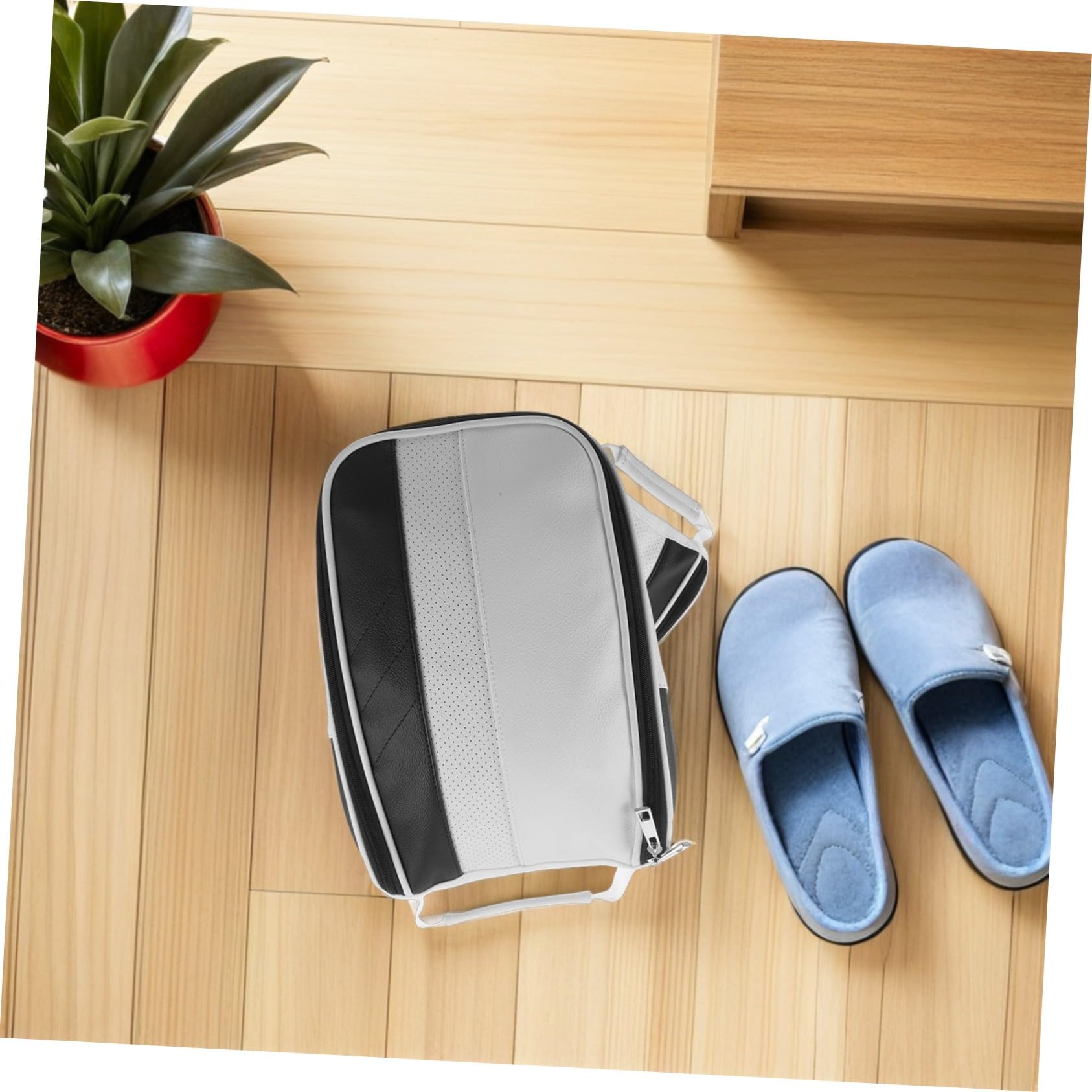 Abaodam Borsa Per Scarpe Da Golf Cerniera Organizer Per Scarpe Sportive Per Golf Escursionismo e Corsa Maniglia Tracolla
