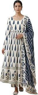 Leriya Fashion Kurta Set with Dupatta | Kurta Sets for Woman | Anarkali Style Traditional Dress for Woman | Salwar Suit fo Price In India