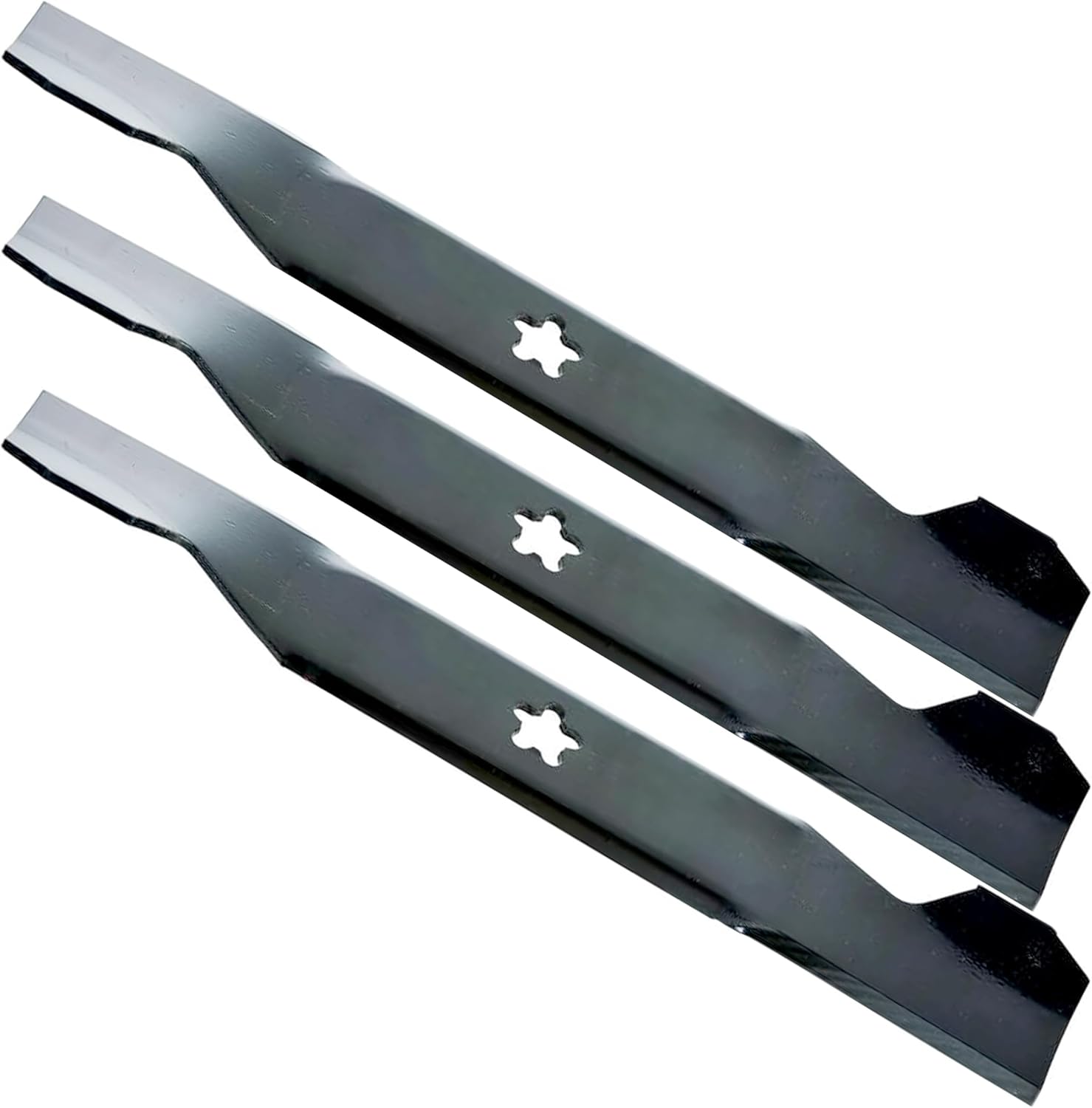 Mr Mower Parts High-Lift Mower Blade Set 44" Deck Compatible with AYP Husqvarna 130652 532130652 917130652MS fits GT4418 CT1844 T1444E - 3 Pack