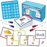 CVCC & CCVC Word Games, Sight Words Flash Cards Spelling Reading Learning Phonics Games for Kids, Speech Therapy Toy, Kindergarten Classroom Must Have Learning Activities Homeschool Supplies