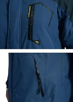 Veste Militaire Chaude Pour Homme EKLENTSON - Coton, Doublure Polaire, Nombreuses Poches, Capuche Amovible - 3