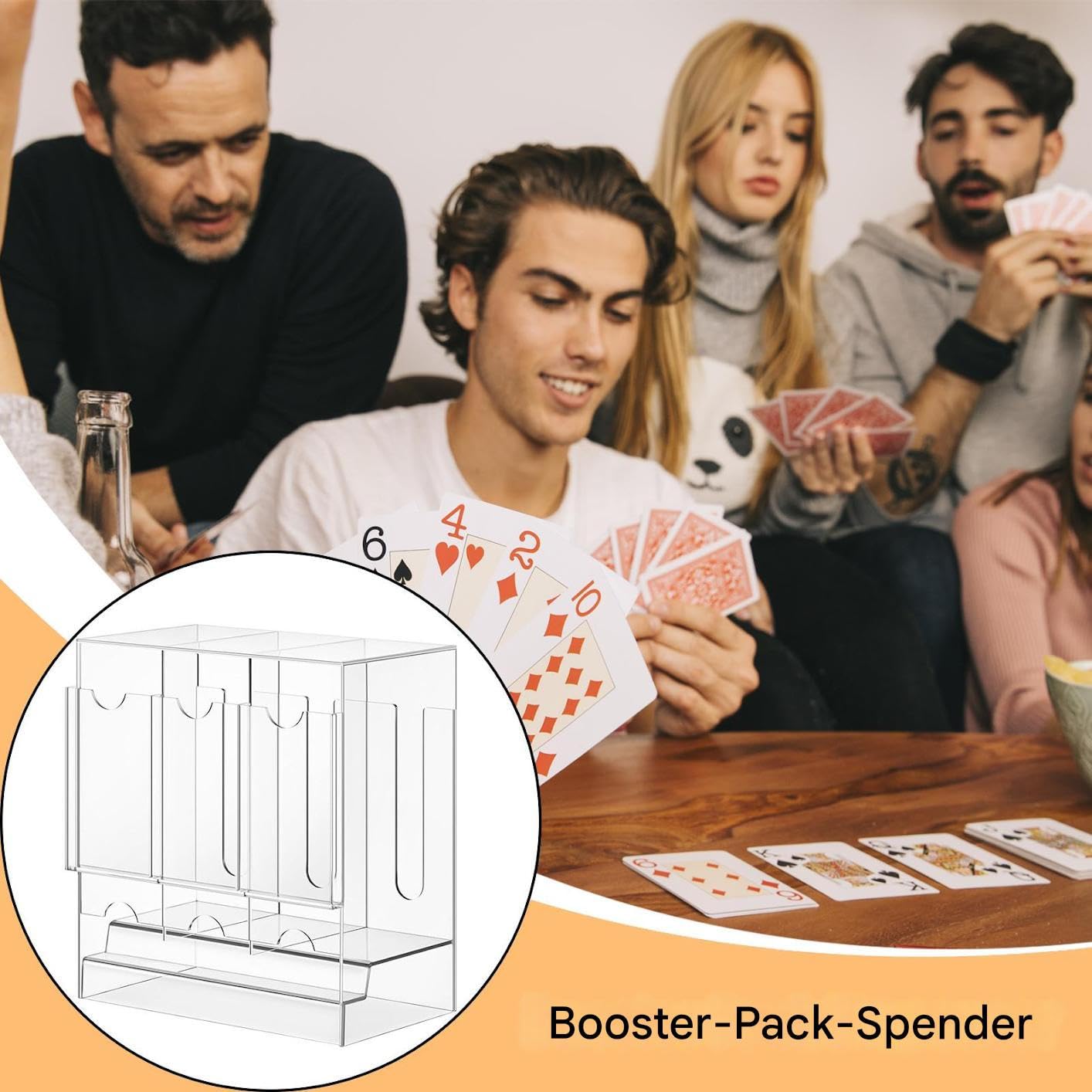 Erogatore Booster Pack Organizer con Display Protettivo in Acrilico