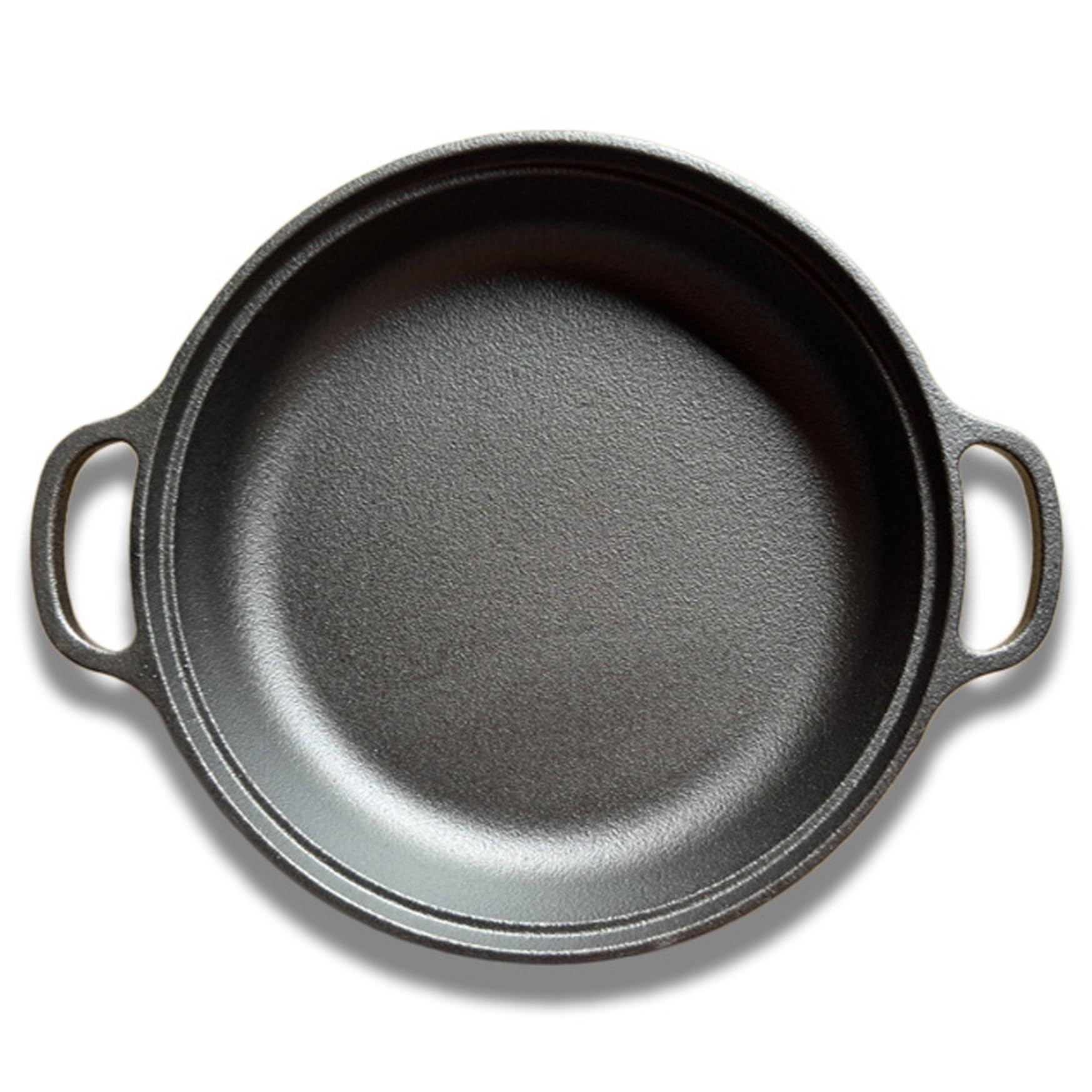 Poêle en fonte ronde pour plaques à induction idéale pour vos repas conviviaux