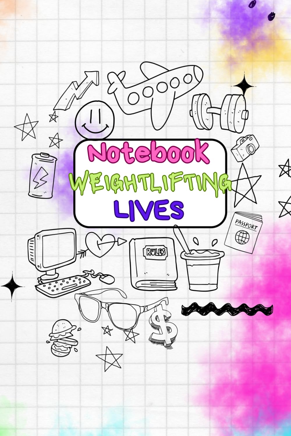 notebook weightlifting lifes