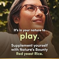 Vista 4 de Nature's Bounty Arroz de levadura roja, suplemento herbario, 600 mg, 250 cápsulas