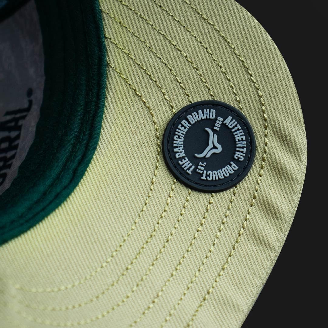 Snapback Cap Adjustable Ranch Classic 34, Black, 3-5 3/8 - Image 5